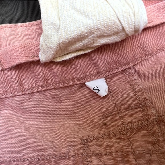 Danang da-nang peach embroidered y2k pants small s - Picture 5 of 8